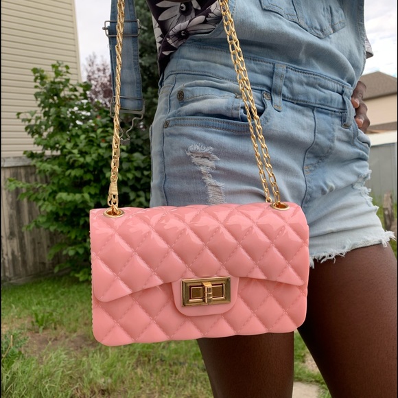 Cute Pink Jelly textured bag💗 - Picture 2 of 5